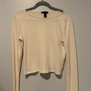 Cream cropped sweater